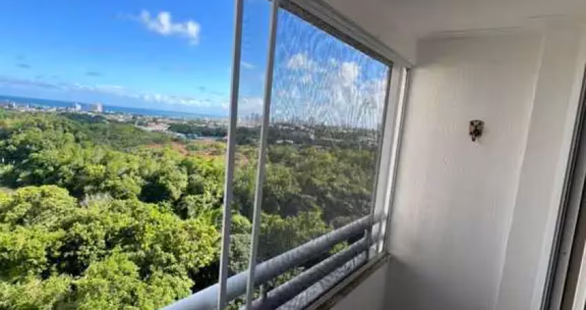 Lindo apto vista mar - colina de piatã, 2 quartos, nascente, armários