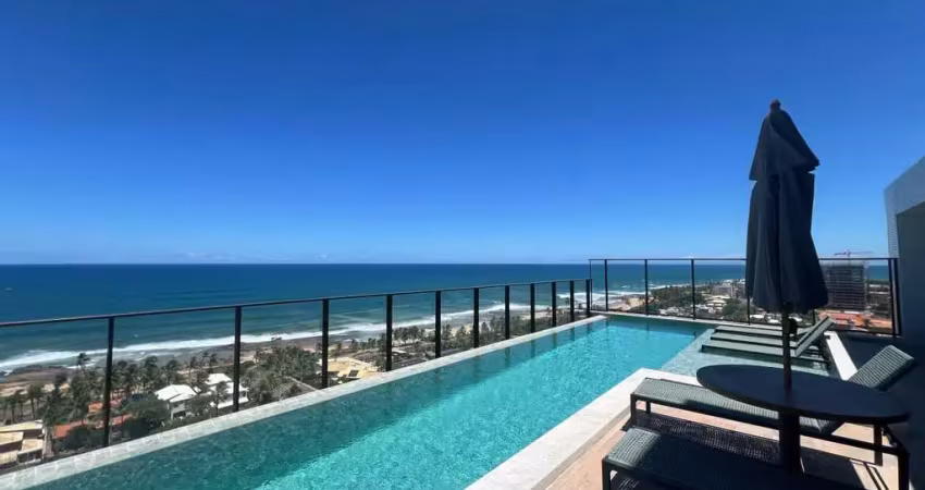 Ilha de mykonos - itapuã, studio com 25m², vista mar