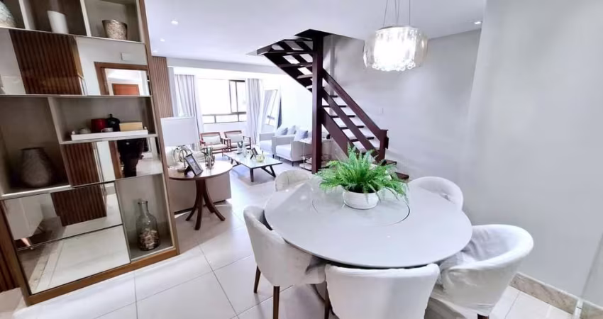 Aquarius - Cobertura de 210m², 4 Quartos, Armários, 3 Vagas