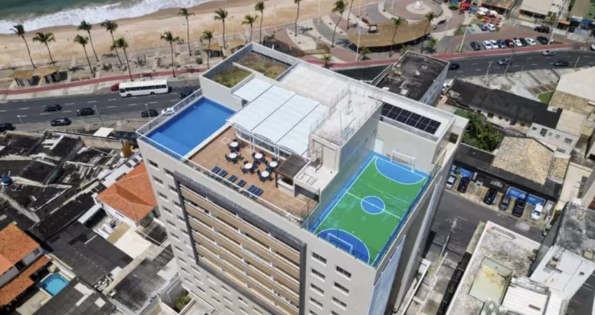 Smart Pituba, Studio 16m², Nascente, Vista Mar, Mobiliado