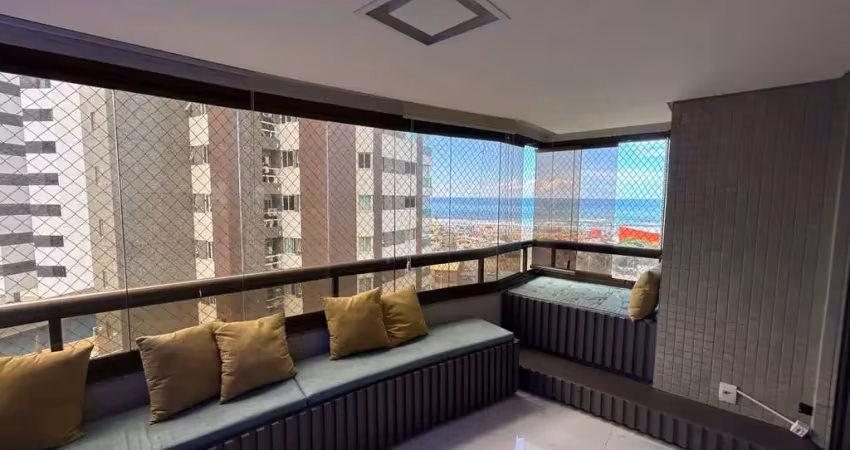 Costa atlântica - patamares, 156m², 4 quartos, vista mar, armários, 3 vagas
