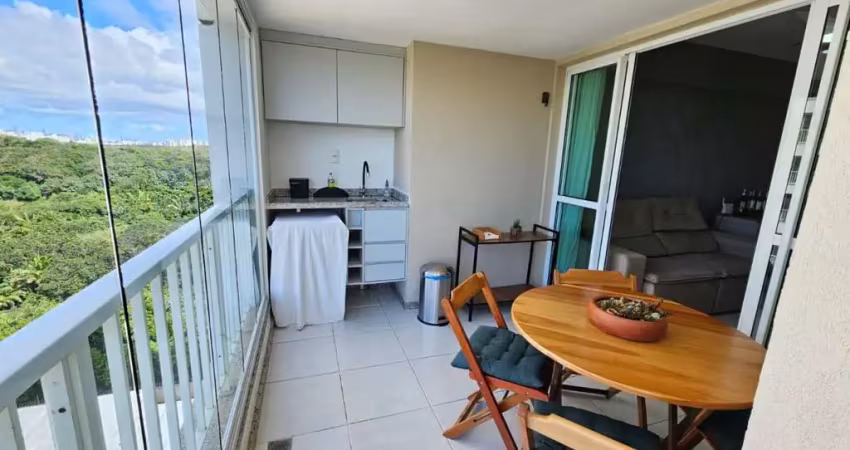 Vista patamares, 77m², 3 quartos, vista mar, armários