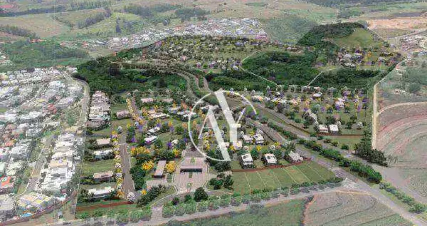 Terreno de 431 m ² à venda no condomínio alphaville  dom pedro zero