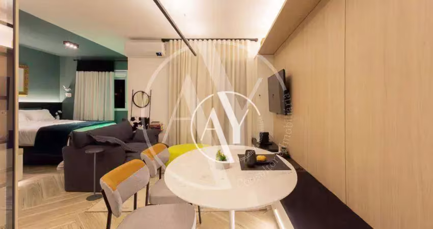 Apartamento com 1 dormitório à venda, 42 m² por r$ 690.000,00 - vila itapura - campinas/sp