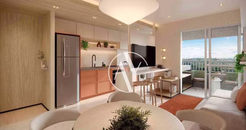 Apartamento com 2 dormitórios à venda, 57 m² por r$ 599.000,00 - mansões santo antônio - campinas/sp