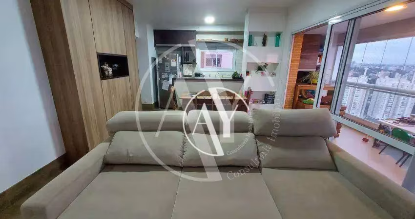 Apartamento com 3 dormitórios à venda, 119 m² por r$ 1.455.000,00 - taquaral - campinas/sp