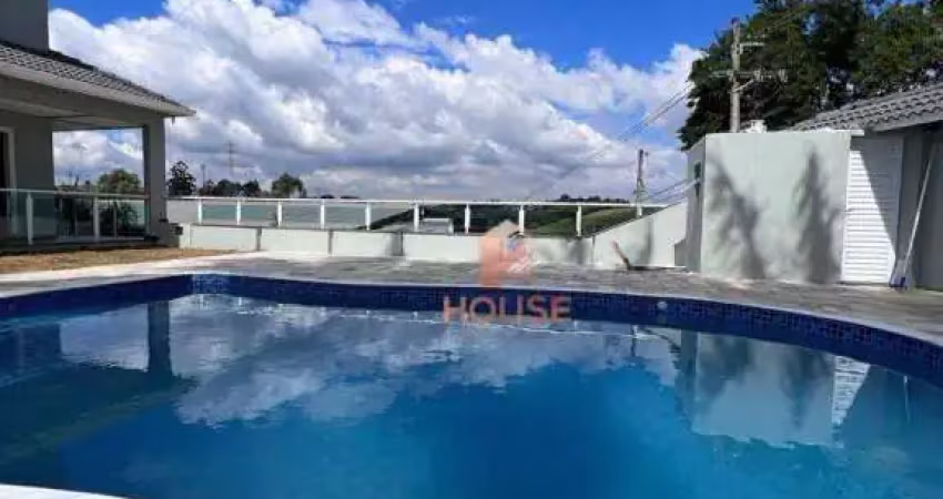 Casa com 3 dormitórios para alugar, 300 m² por r$ 8.000,00/mês - jardim santo antônio - arujá/sp