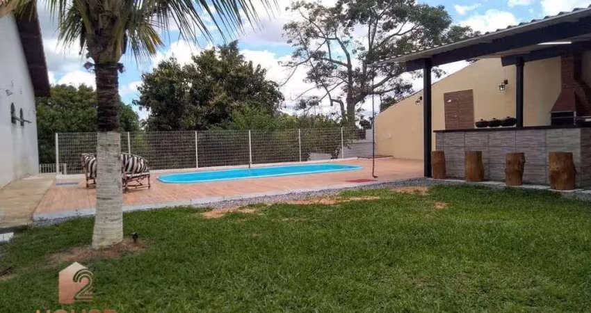 Chácara com 2 dormitórios à venda, 1300 m² por r$ 780.000,00 - chácaras reunidas igarapés - jacareí/sp