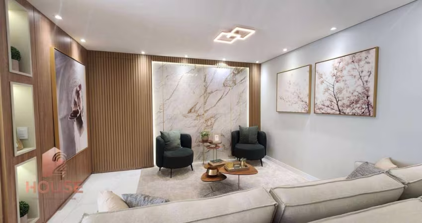 Apartamento com 3 dormitórios à venda, 100 m² por R$ 1.300.000 - Jordanópolis - Arujá/SP