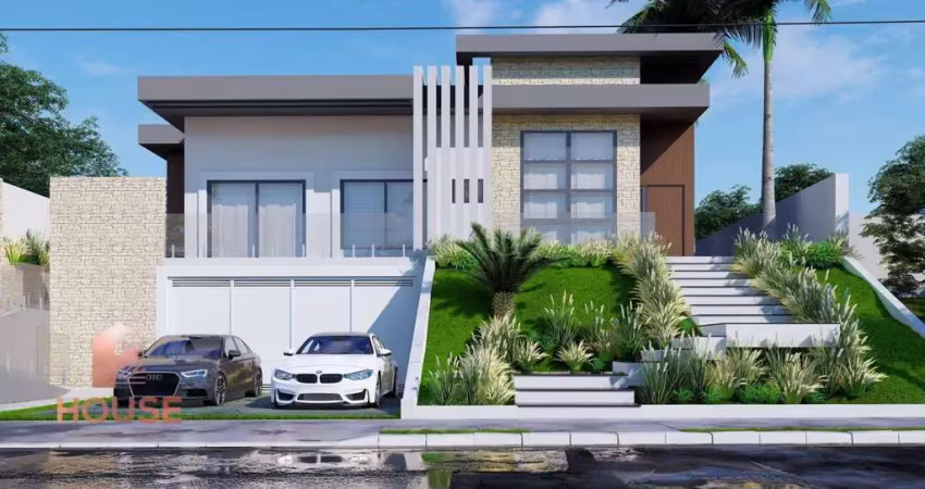 Casa com 4 dormitórios à venda, 257 m² por r$ 1.700.000,00 - condomínio reserva ibirapitanga - santa isabel/sp