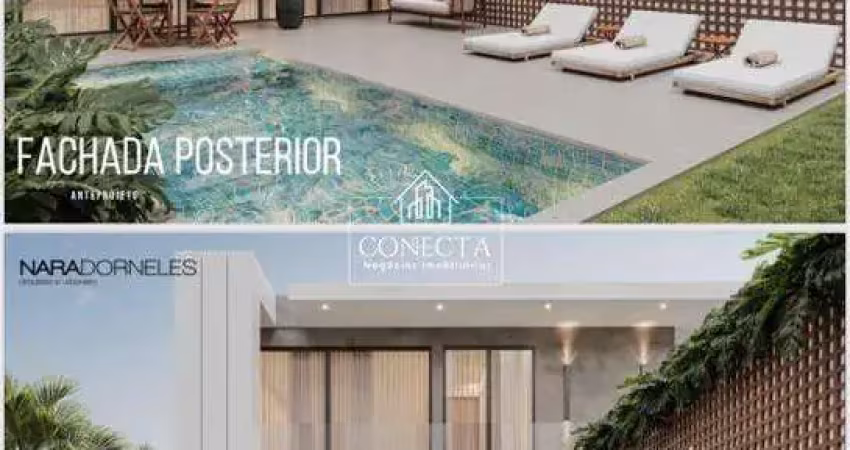Casa em dois pavimentos com 268,61m² no condomínio varanda sul
