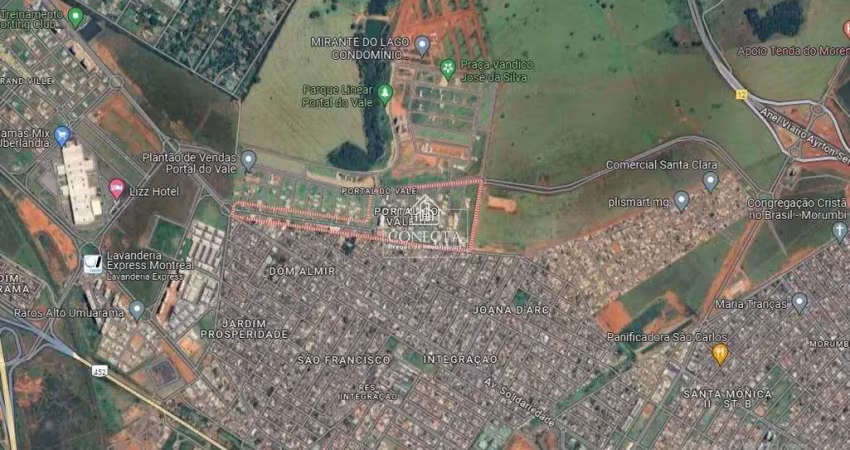 Terreno à venda no Loteamento Portal do Vale II, Uberlândia 