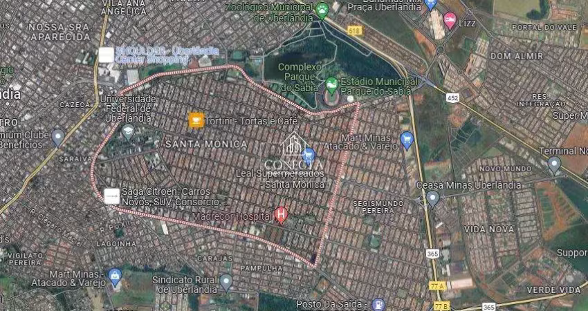 Terreno à venda no Conjunto Segismundo Pereira, Uberlândia 