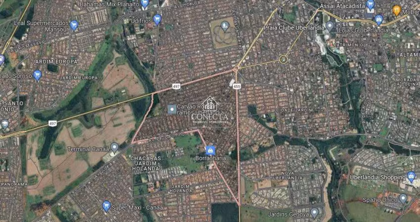 Terreno à venda no Jardim das Palmeiras, Uberlândia 
