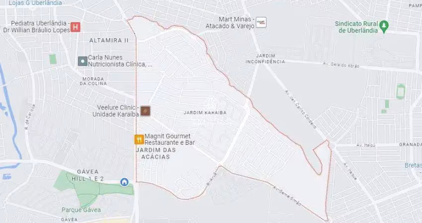 Terreno à venda no Jardim Karaíba, Uberlândia 