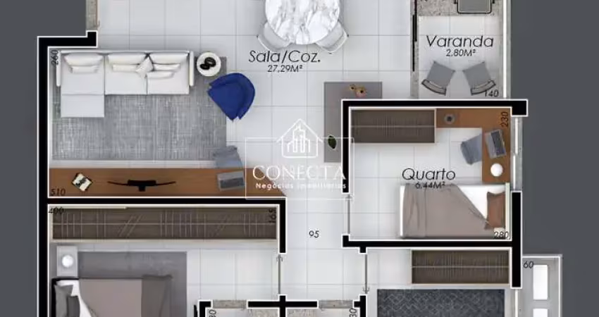 Apartamento com 3 quartos à venda em Laranjeiras, Uberlândia 