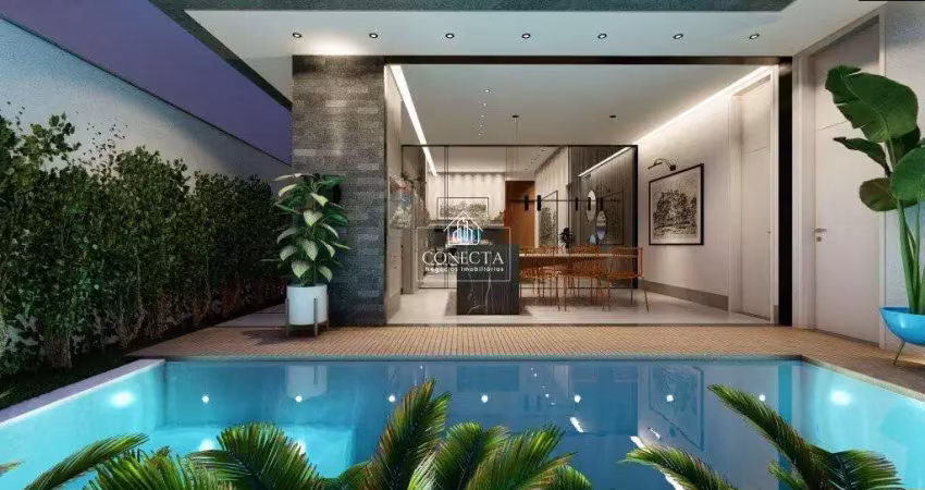 Casa térrea com 4 suítes, alto padrão, condomínio jardim versailles!