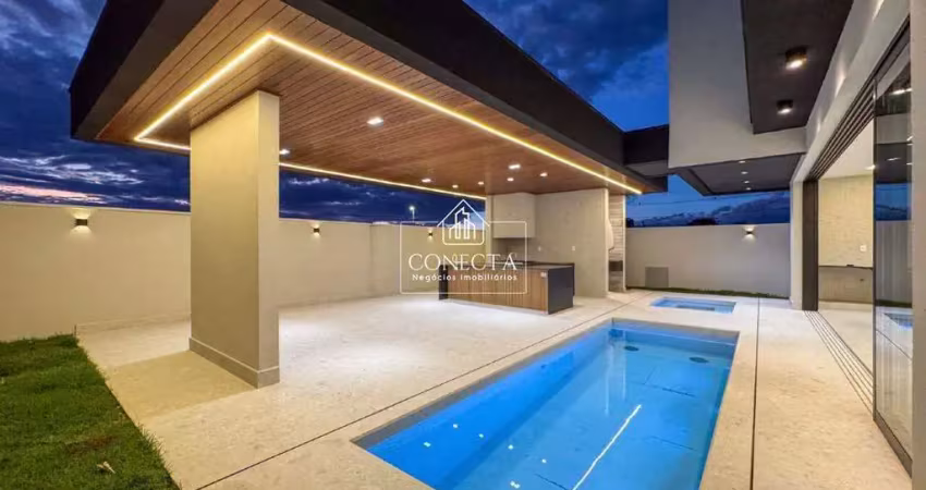 Casa estilo sobrado no condomínio de alto padrão terras altas , zona sul, com 4 quartos todos suítes, 5 vagas, lazer completo, com muita segurança