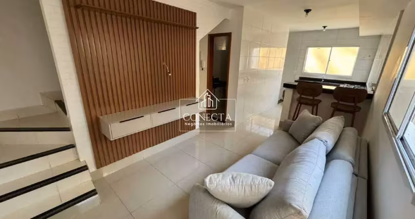 Casa estilo sobrado de 80m² - por r$2.900,00 no cidade jardim, uberlândia/mg