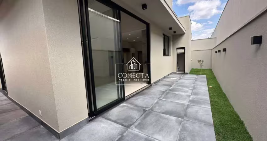 Casa em condomínio com 3 suítes, espaço gourmet e lazer completo em nova uberlândia