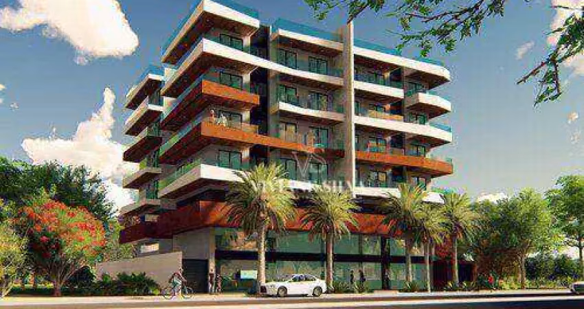 Apartamento com 1 dormitório à venda, 56 m² por R$ 393.700 - Braga - Cabo Frio/RJ