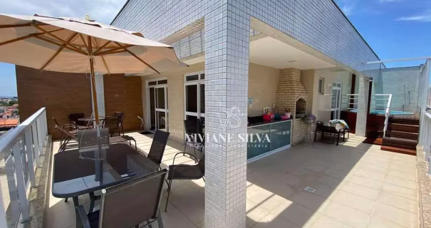 Cobertura com 3 dormitórios à venda, 180 m² por r$ 1.050.000 - braga - cabo frio/rj