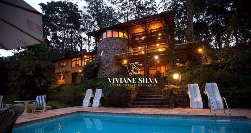 Pousada à venda, 414 m² por r$ 3.000.000,00 - granja guarani - teresópolis/rj