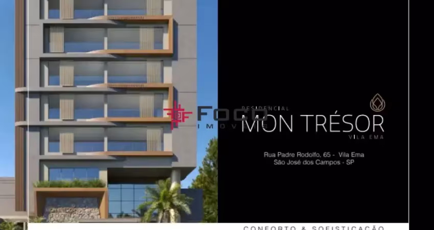 Apartamento - edifício mon tresor vila ema - são josé dos campos - 3 dormitórios -1 suíte - 114,66m².