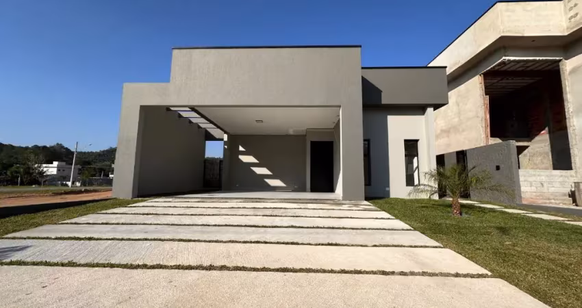 Casa nova no condomínio águas do paraíba 04 dormitórios aluguel, guararema