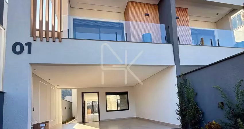 Sobrado geminado com 3 suítes, jacuzzi externa e 172m² – jardim sofia, joinville
