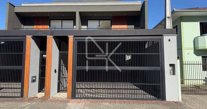 Sobrado geminado à venda com 3 suítes e quintal amplo – jardim sofia / bom retiro, joinville
