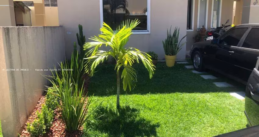 Casa em condomínio para venda em camaçari, busca vida (abrantes), 3 dormitórios, 3 suítes, 4 banheiros, 4 vagas