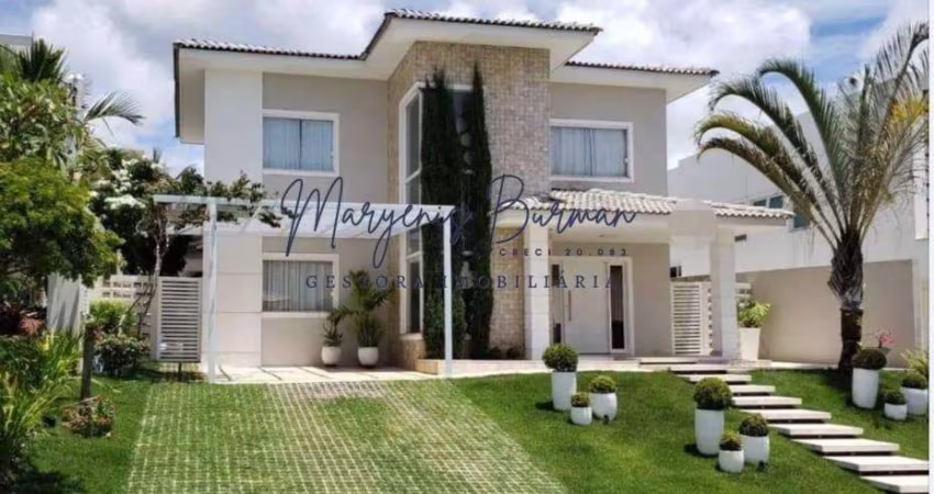 Casa em Condomínio para Locação em Camaçari, Vila de Abrantes (Abrantes), 4 dormitórios, 3 suítes, 5 banheiros, 4 vagas