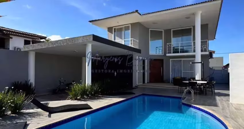 Casa em condomínio para locação em lauro de freitas, vilas do atlântico, 4 dormitórios, 2 suítes, 5 banheiros, 3 vagas