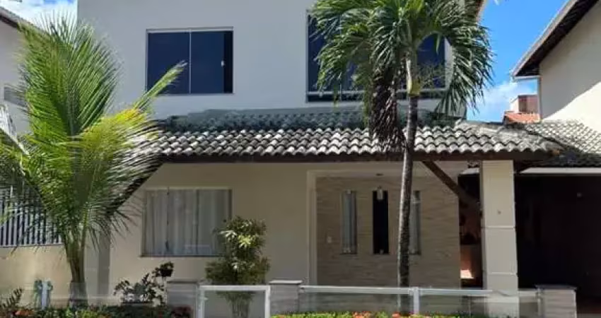 Casa em condomínio para venda em lauro de freitas, buraquinho, 4 dormitórios, 3 suítes, 5 banheiros, 2 vagas