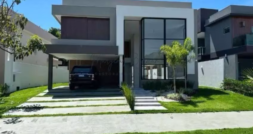 Casa em condomínio para venda em camaçari, alphaville (abrantes), 4 dormitórios, 4 suítes, 6 banheiros, 4 vagas