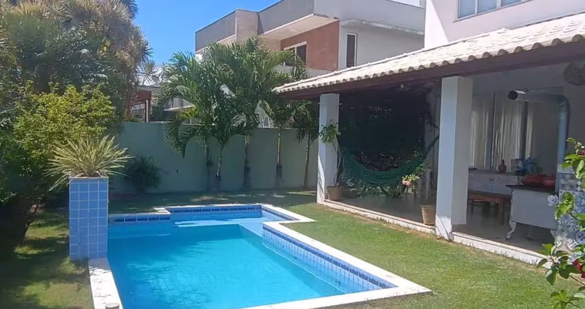 Casa em condomínio para venda em camaçari, alphaville (abrantes), 4 dormitórios, 4 suítes, 6 banheiros, 4 vagas