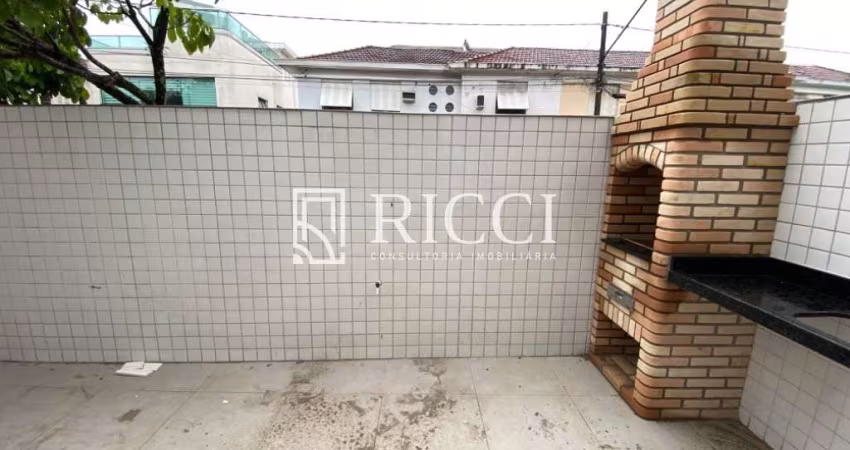 Sobrado novo na Vila Belmiro em Santos com piscina, 3 quartos