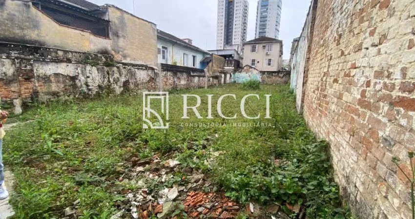 Excelente oportunidade: Terreno comercial de 500,00 m² à venda em Santos-SP, no bairro Macuco!