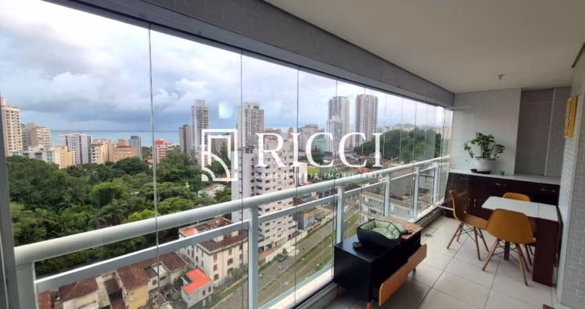 APARTAMENTO NO JOSE MENINO, ANDAR ALTO VISTA LIVRE, 3 QUARTOS SENDO 1 SUITE
