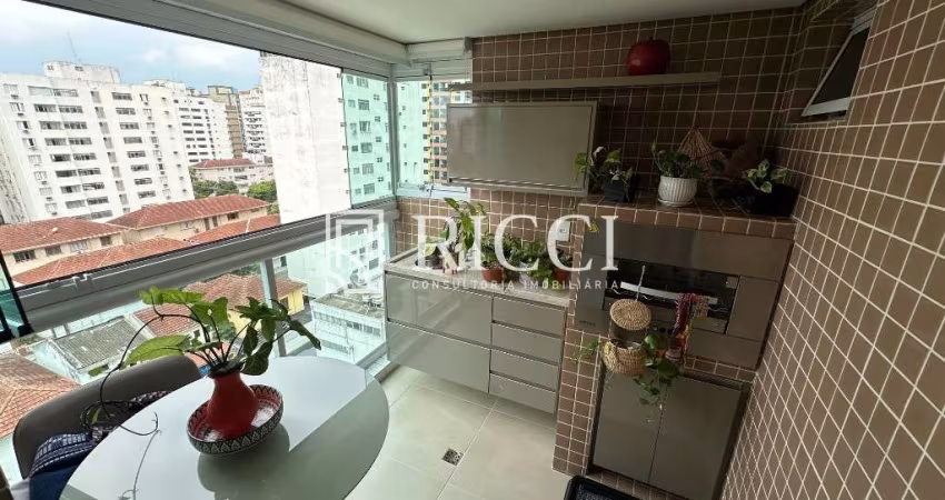 Lindo Apartamento em Prédio Novo com 2 Suítes e Varanda com Churrasqueira Carvão