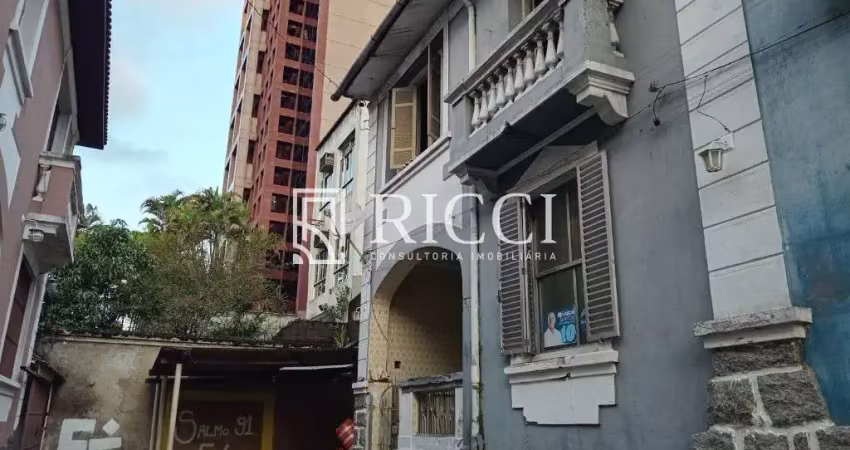 Casa comercial à venda em santos-sp, centro, 3 quartos, 3 salas, 1 banheiro, 1 vaga, 73,48 m²