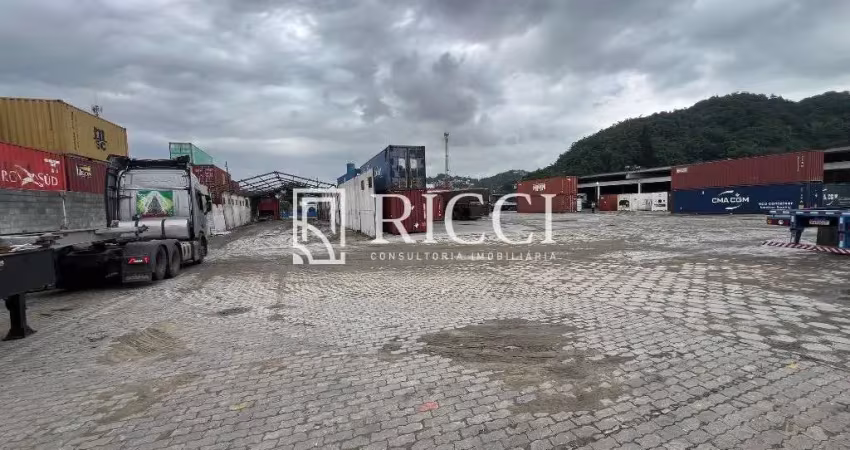 Terreno comercial à venda em santos-sp - bairro chico de paula, 11.116,00 m² de área