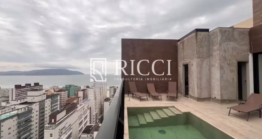 Cobertura de luxo à venda em santos-sp, : 4 suítes, 4 salas, 6 banheiros, 4 vagas, 360m².