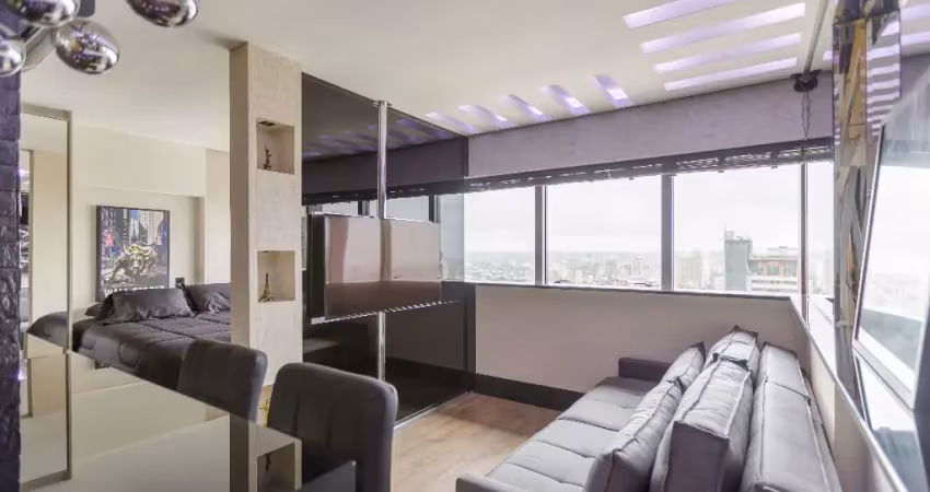 Apartamento com 1 dormitório à venda, 39 m² por r$ 750.000 - centro - curitiba/pr