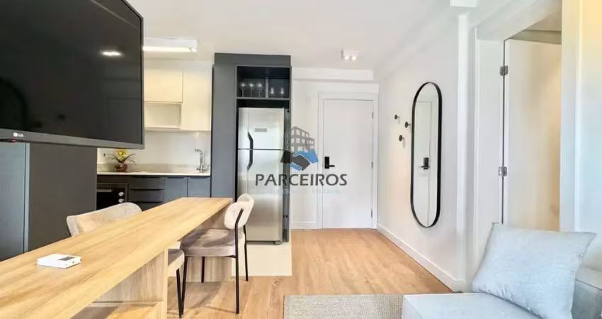 Apartamento com 1 dormitório à venda,33.00 m , mercês, curitiba - pr