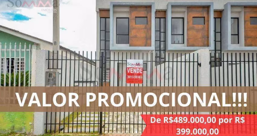 Sobrado com 3 dormitórios à venda, 96 m² por r$ 399.000,00 - sítio cercado - curitiba/pr