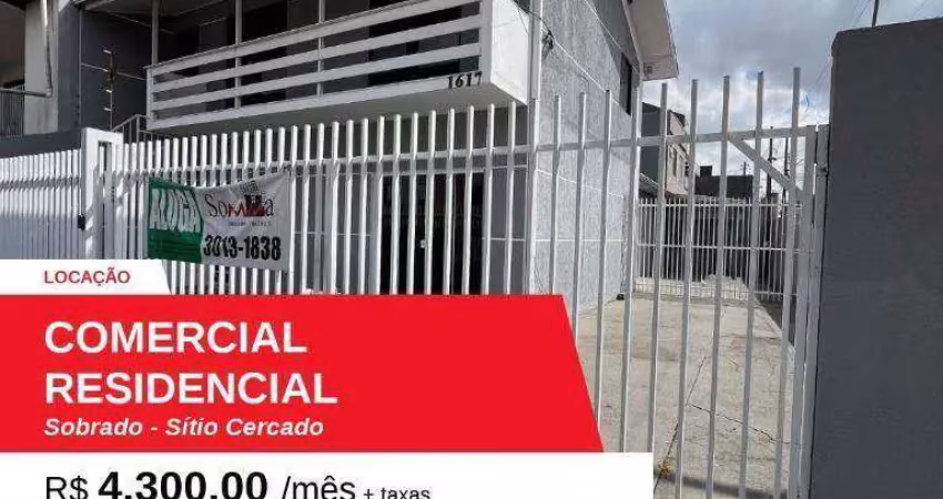 Sobrado com 2 dormitórios para alugar, 140 m² por r$ 4.300,00/mês + taxas - sítio cercado - curitiba/pr