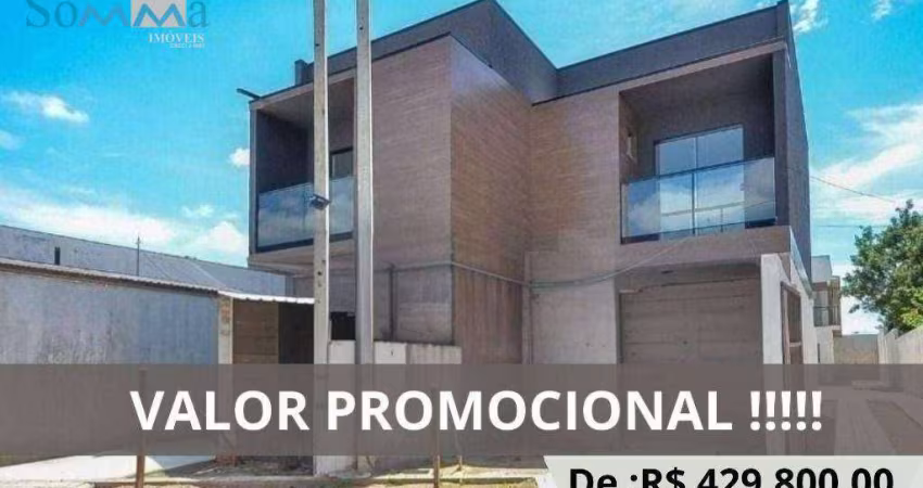 Sobrado com 3 dormitórios à venda, 86 m² por R$ 418.800,00 - Alto Boqueirão - Curitiba/PR