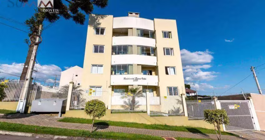 Apartamento com 2 dormitórios para alugar, 53 m² por -r$ 1.500,00 + taxas- novo mundo - curitiba/pr